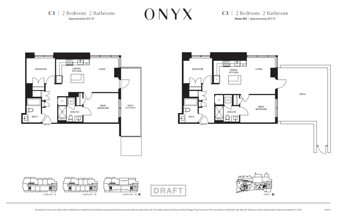 Polygon最新项目 本那比Metrotown核心区Onyx 呎价仅需00起