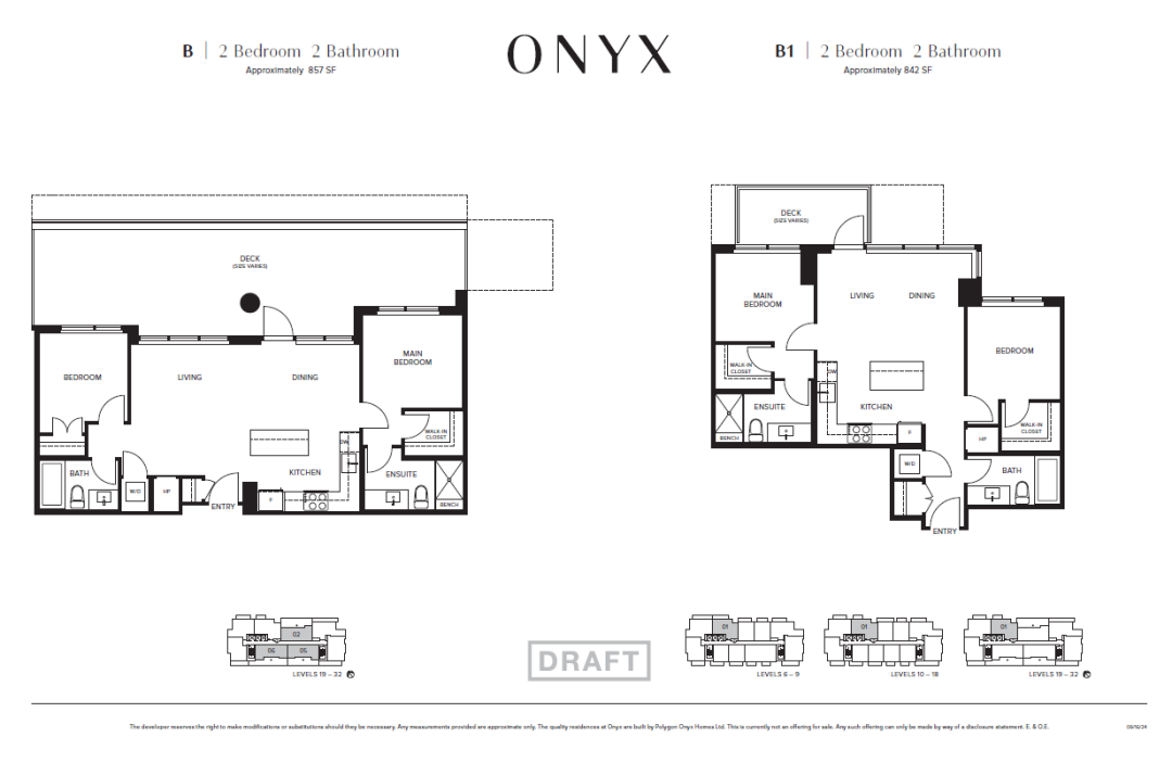 Polygon最新项目 本那比Metrotown核心区Onyx 呎价仅需00起