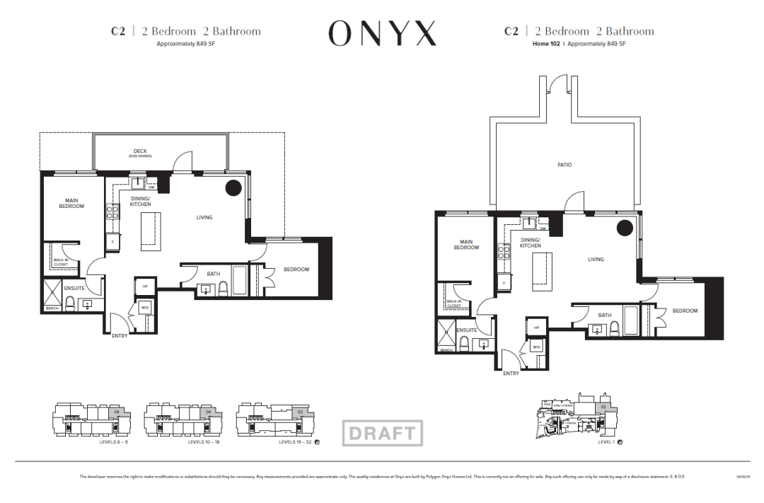 Polygon最新项目 本那比Metrotown核心区Onyx 呎价仅需00起